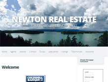 Tablet Screenshot of cbnewtonrealestate.com